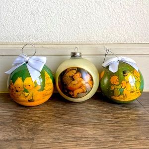 Christmas Ornaments Enesco Precious Moments 2parts 1994, 1part R.Sanzio 1976